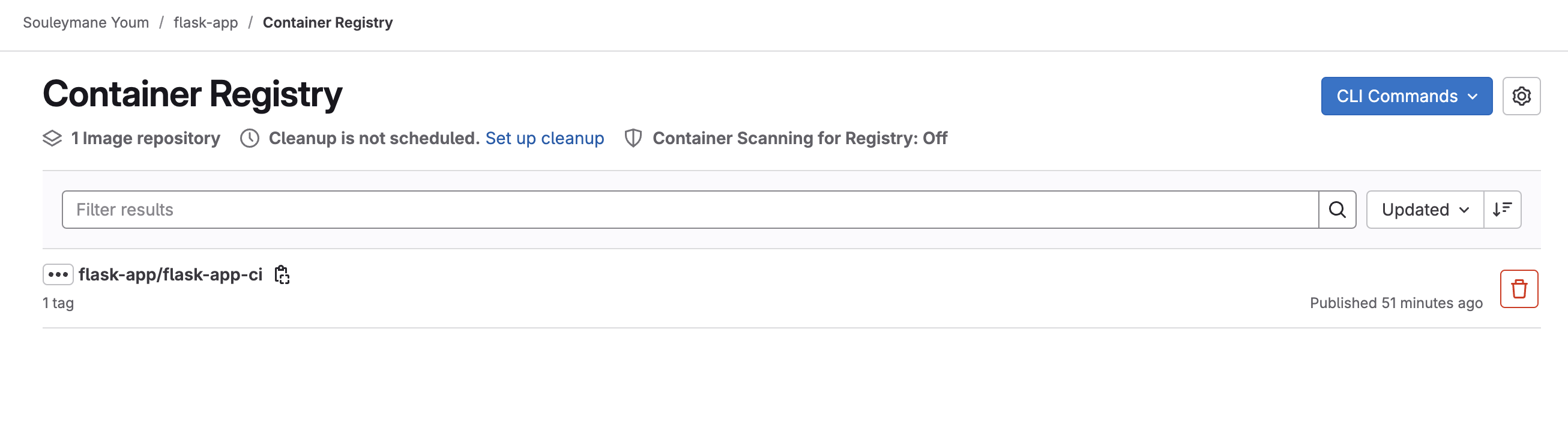 Gitlab Docker Registry